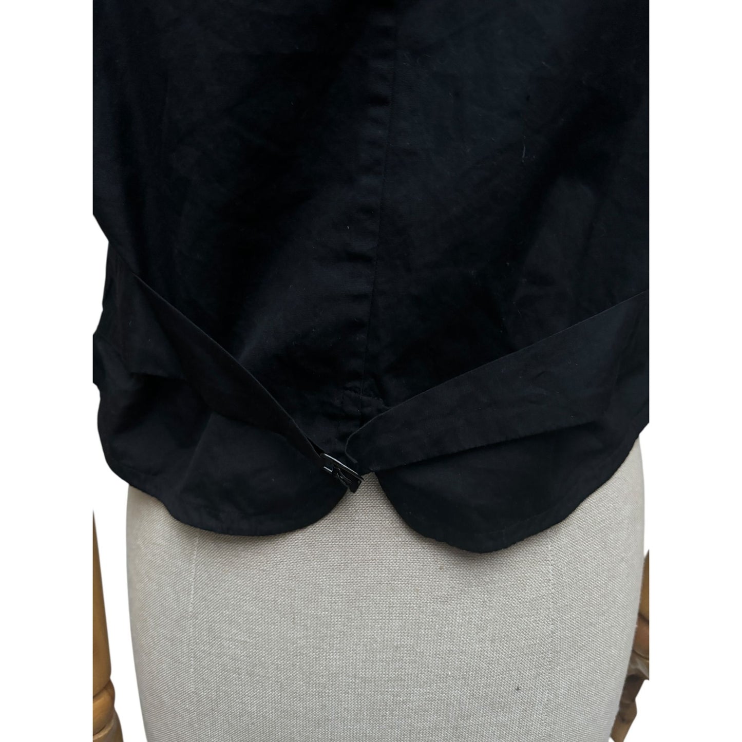 Early 1990s Black Cotton Vest