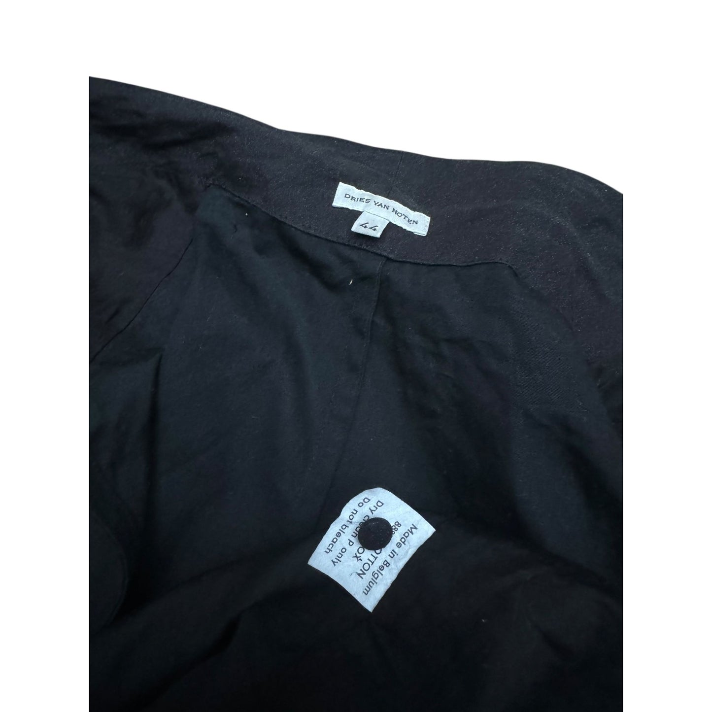 Early 1990s Black Cotton Vest