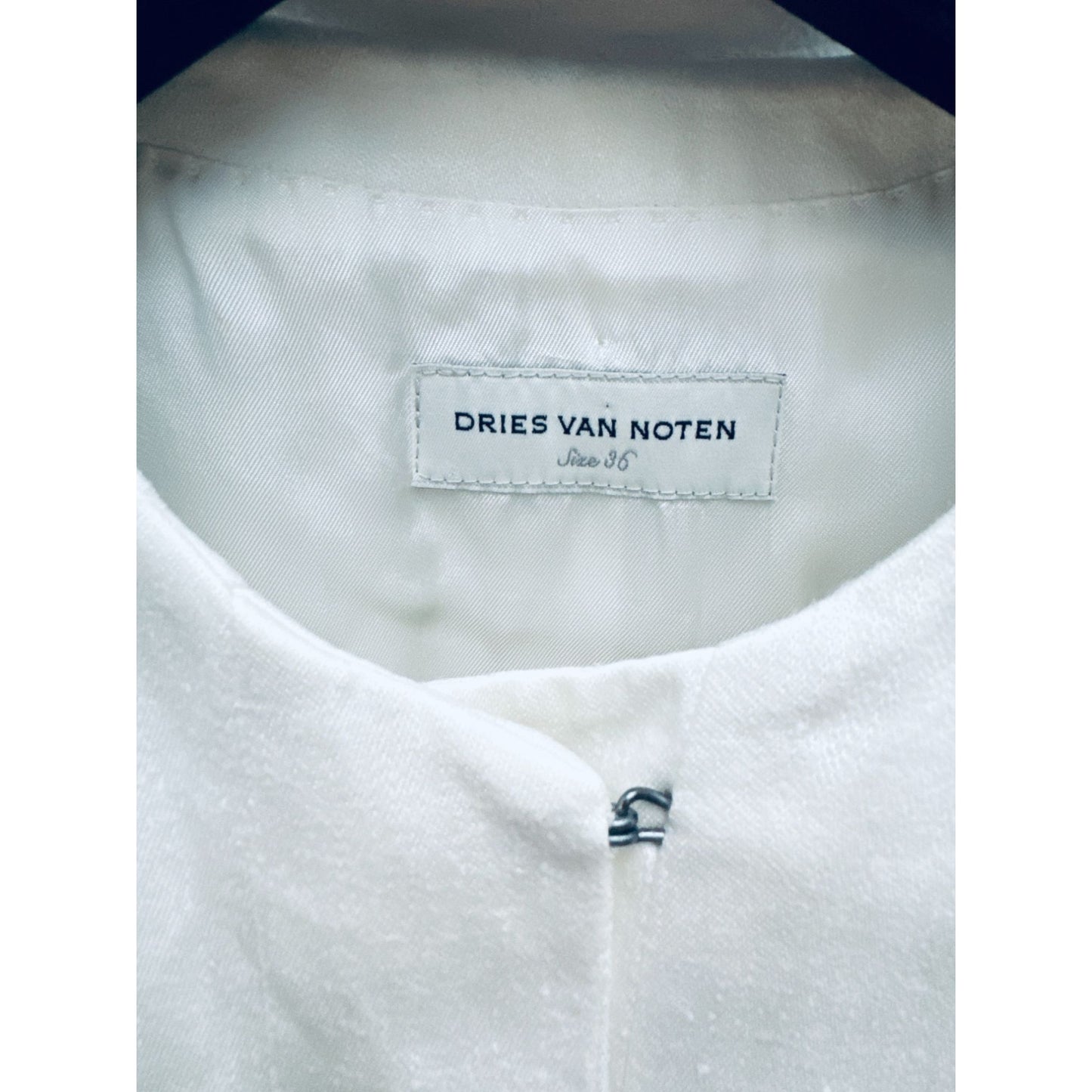 White Linen Blazer Jacket