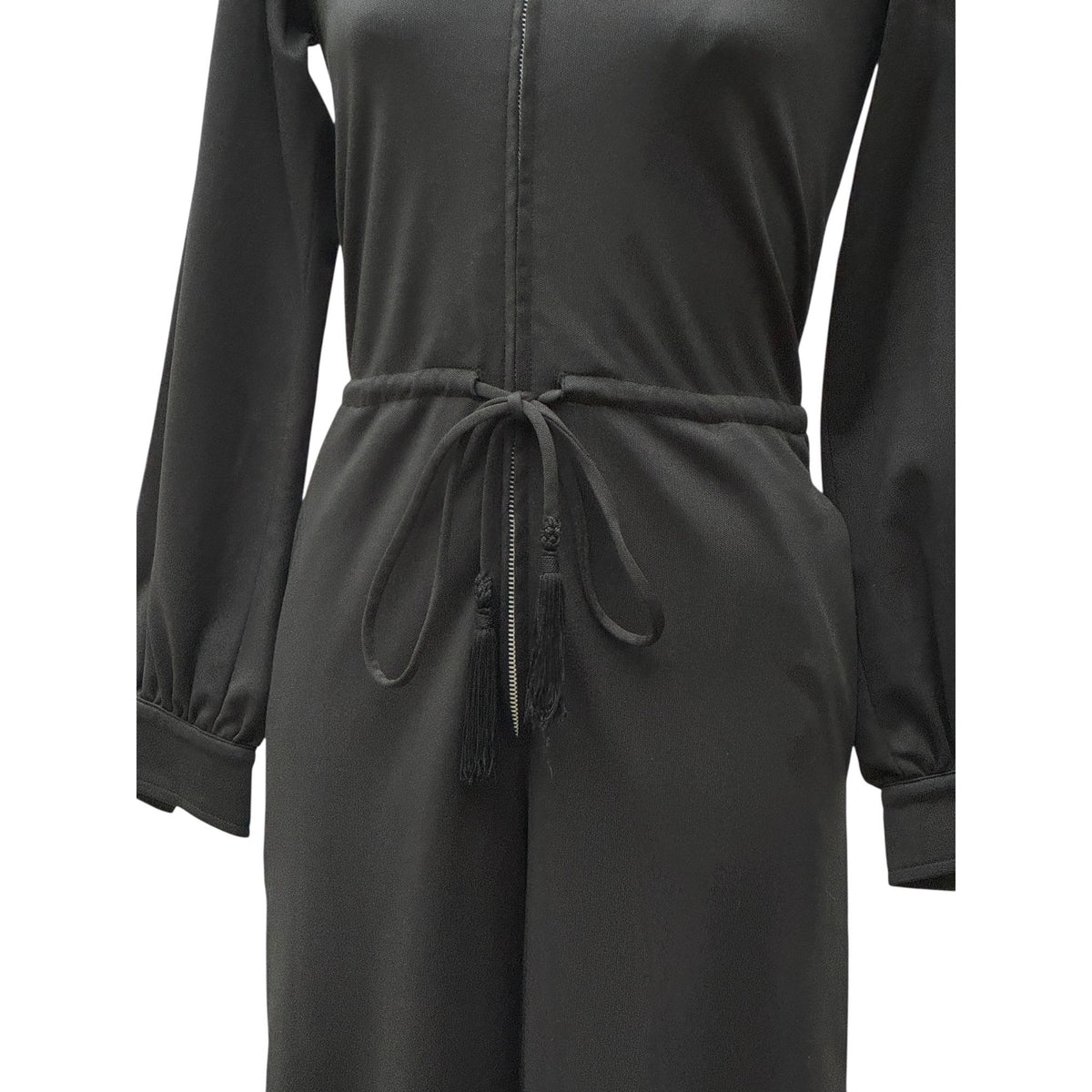 Spring/Summer 1975 Black Wool Tassel Jumpsuit