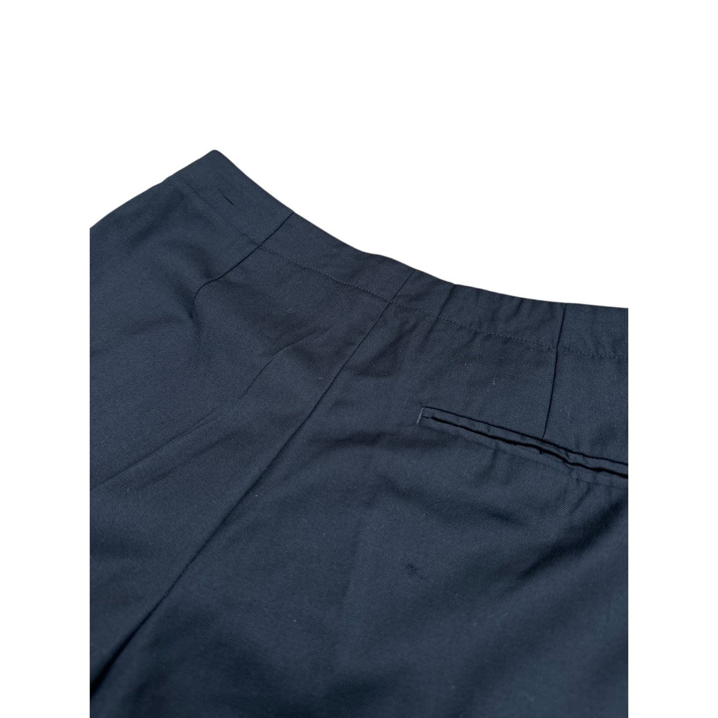 Black Virgin Wool Tailored Pants