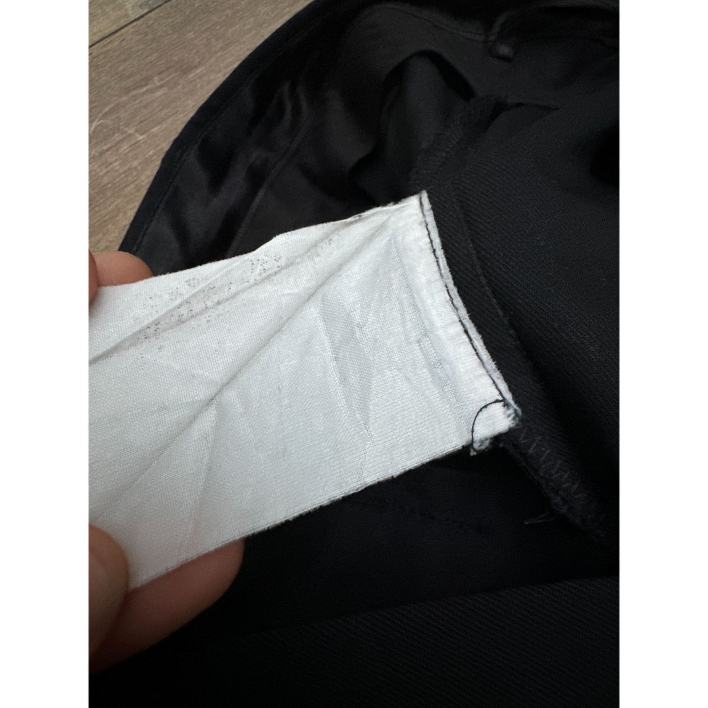 Grey Wool Low-Rise Flared Pants
