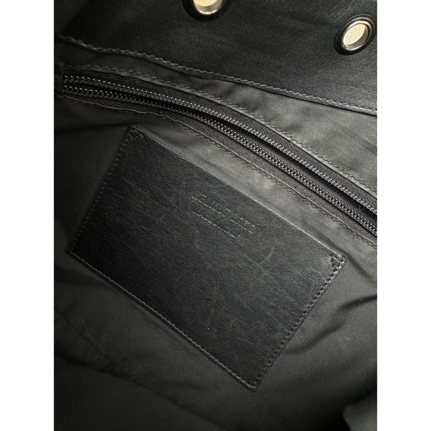 Vintage Black Leather Small Handbag