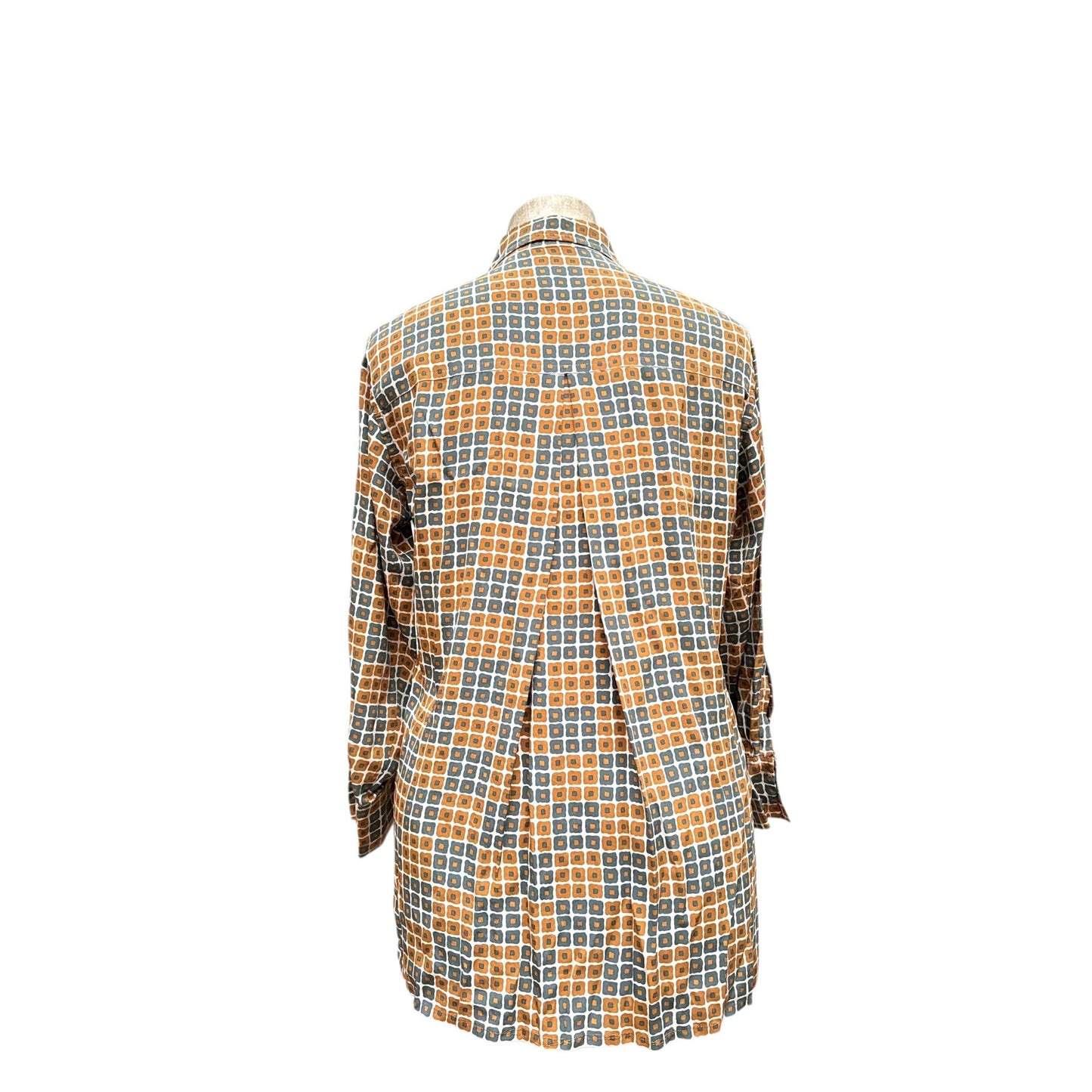 1970s Silk geometric shirt