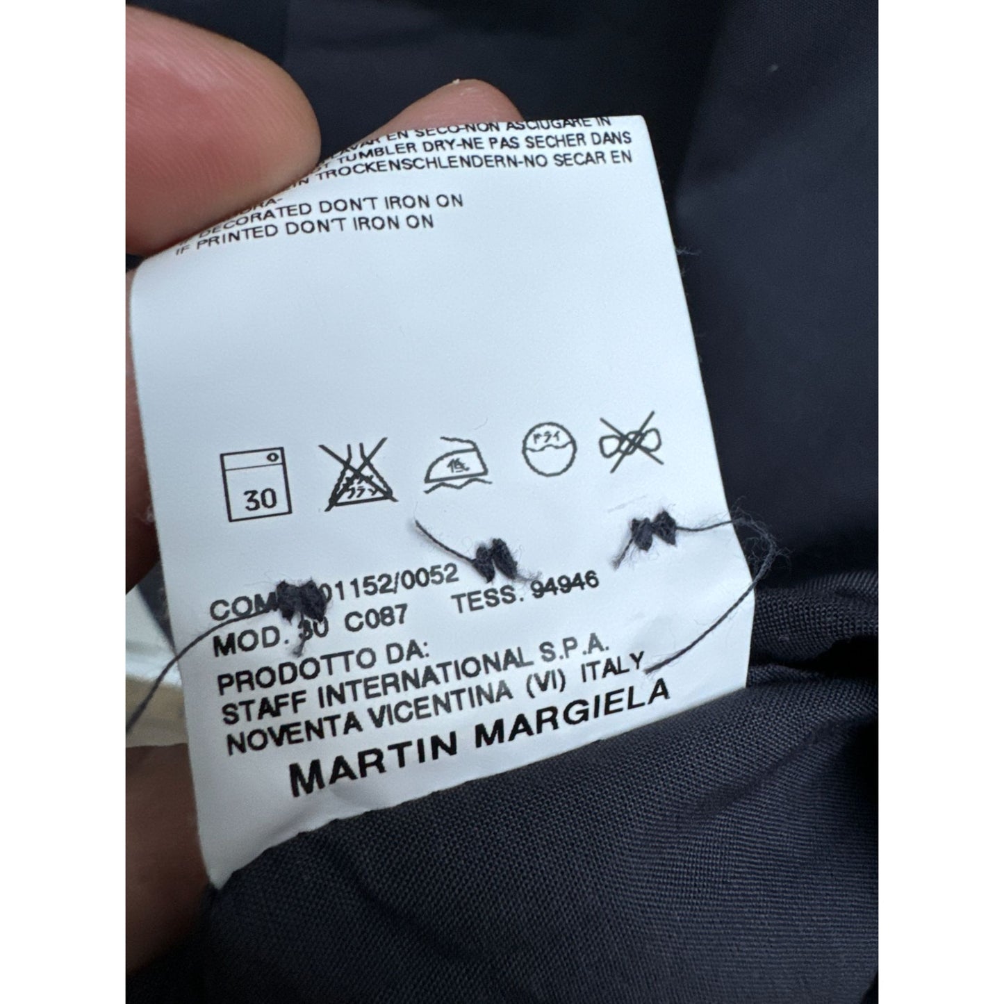 Fall/Winter 2005 Dark Navy Cotton Shirt