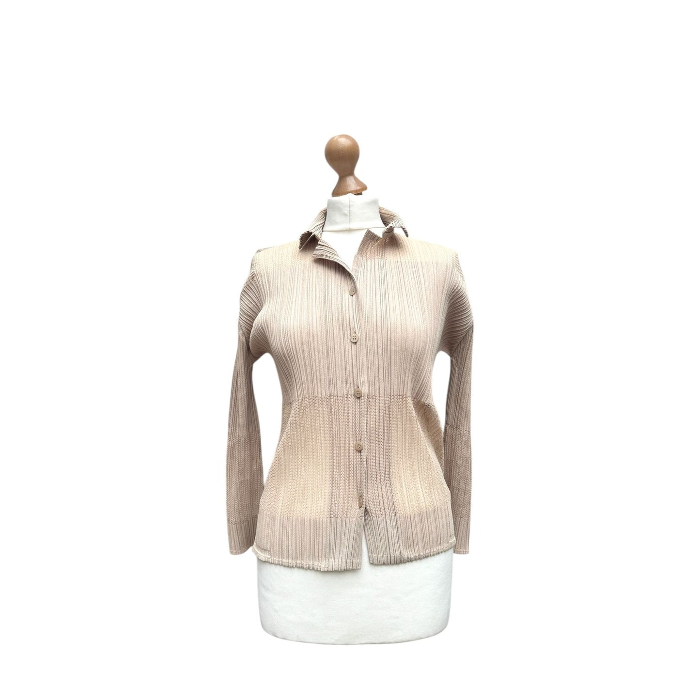 Pleats Please Beige Shirt