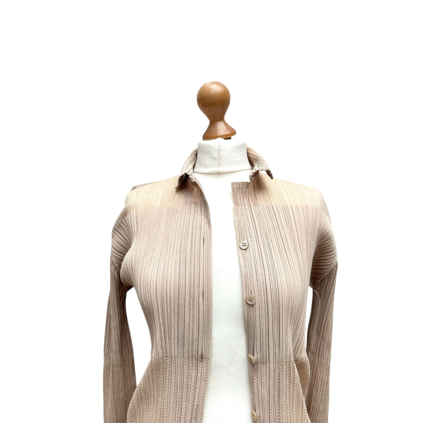 Pleats Please Beige Shirt