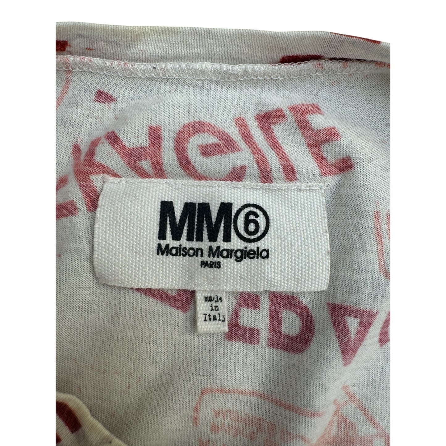 White Red Fragile Long sleeves Size XS