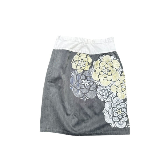 Grey Sequined Skirt