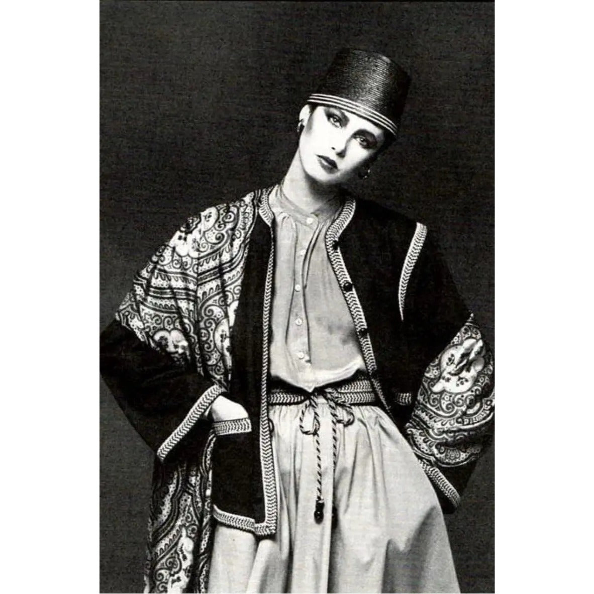 SS 1977 Spanish Collection Brown Braided Jacket