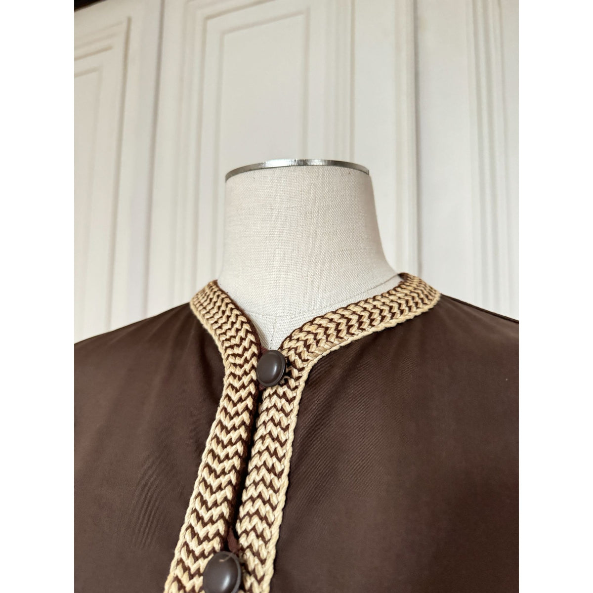 SS 1977 Spanish Collection Brown Braided Jacket