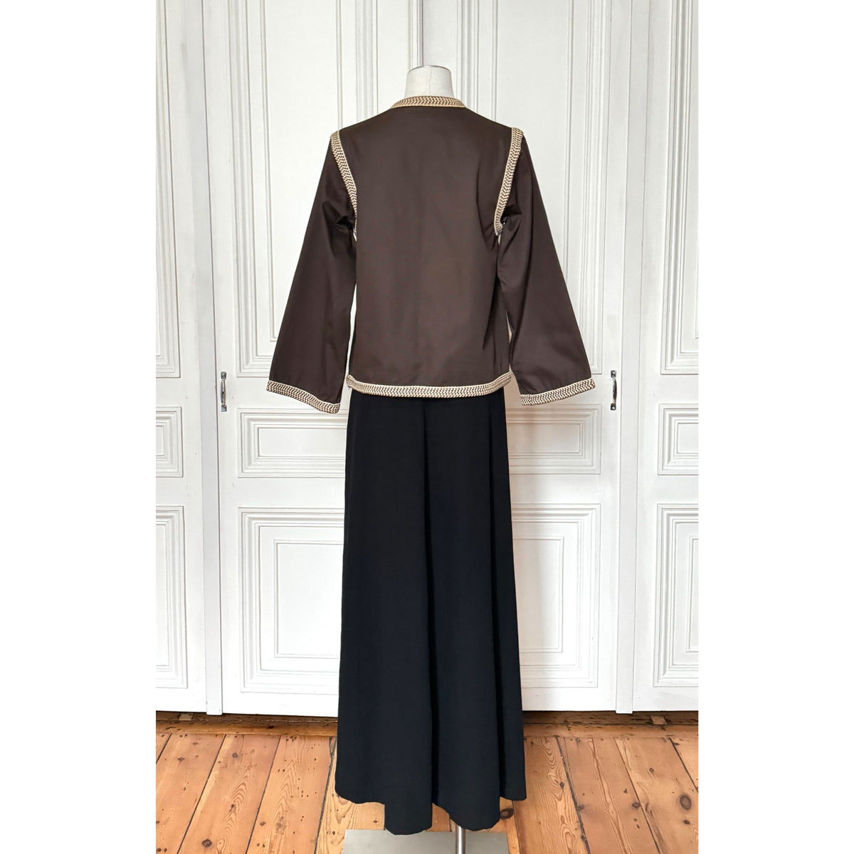 SS 1977 Spanish Collection Brown Braided Jacket