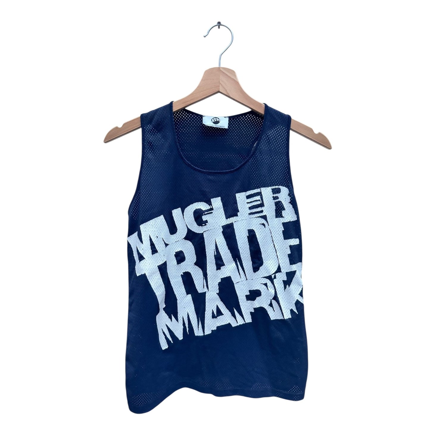 Vintage Black Mesh Tank Top