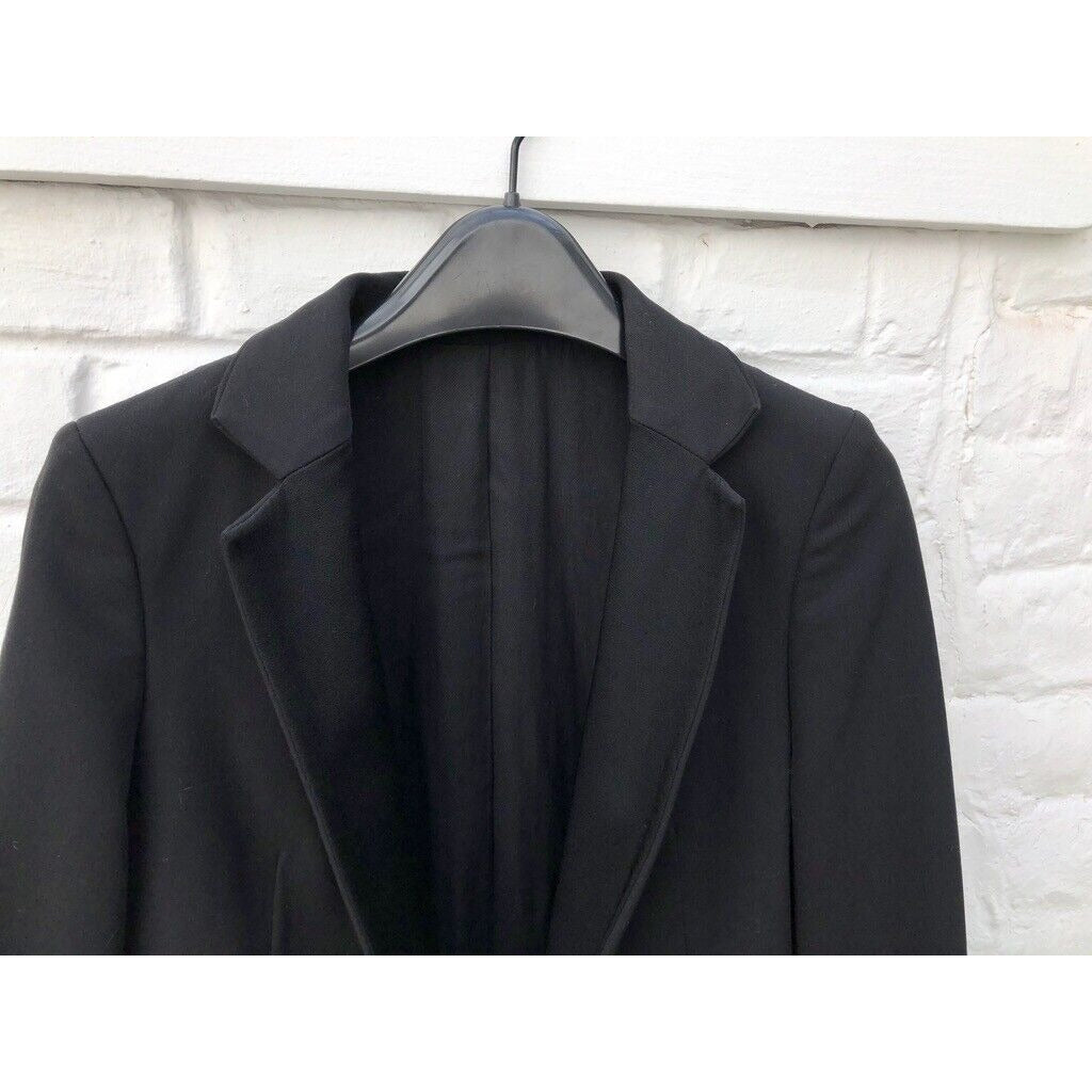 Long Black Coat Lightweight - Mid season Coat