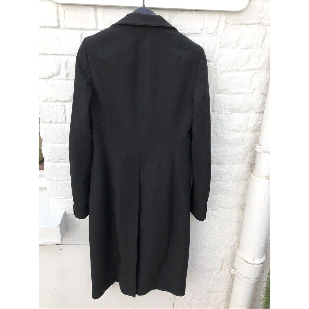 Long Black Coat Lightweight - Mid season Coat