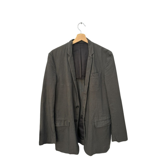 Spring/Summer 2004 Grey Cotton Blazer Jacket 