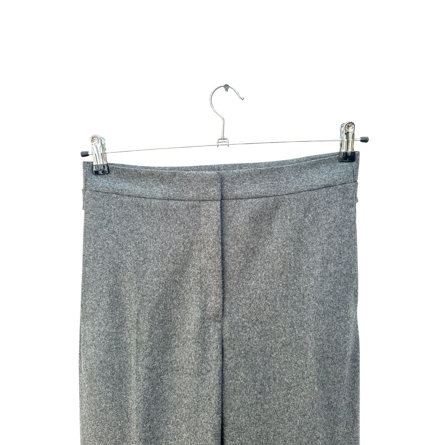 Tailored Grey Wool Trousers