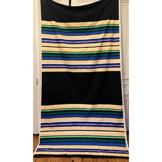 Dries Van Noten Striped Cotton Fabric Panel