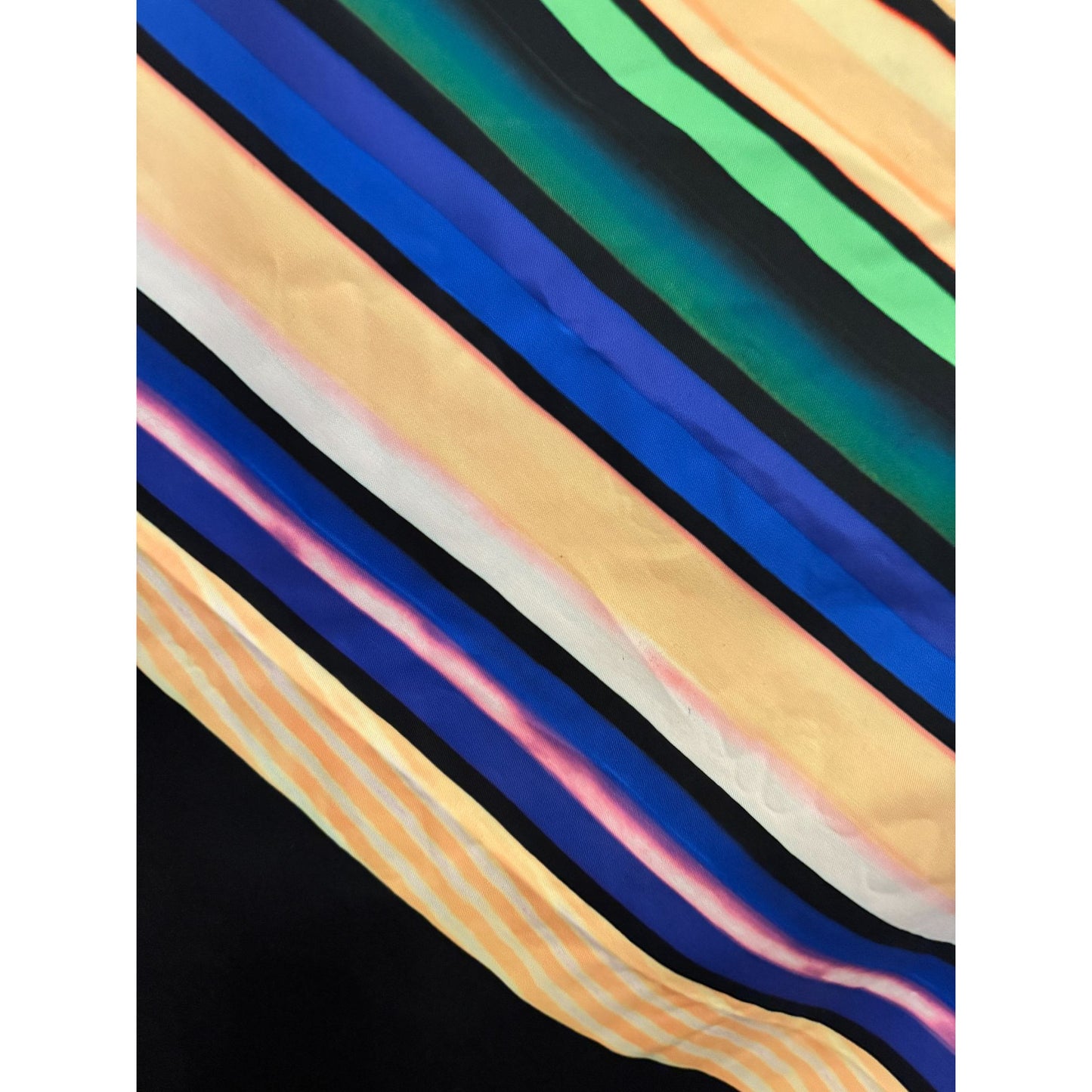 Dries Van Noten Striped Cotton Fabric Panel
