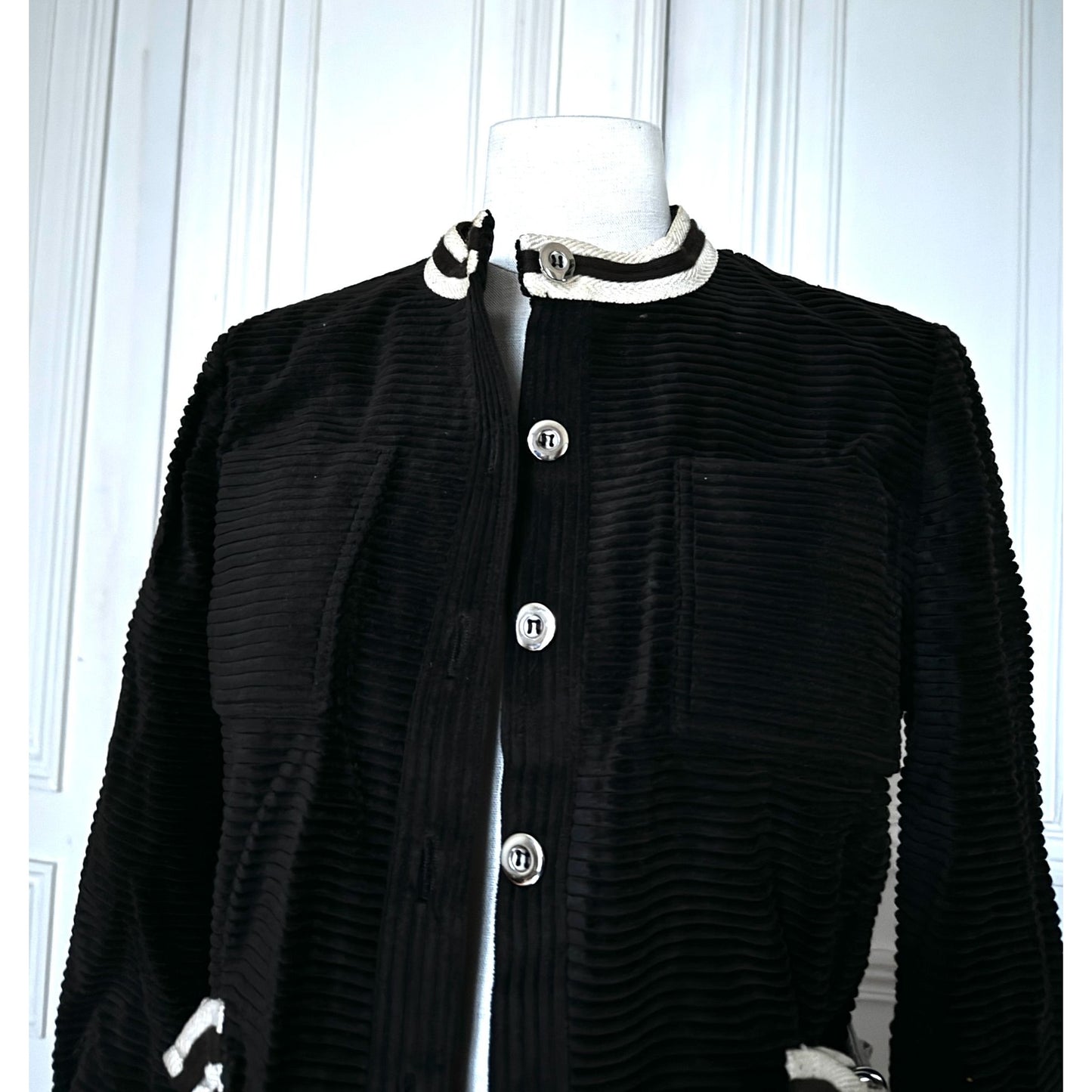 1970s Black Corduroy Jacket