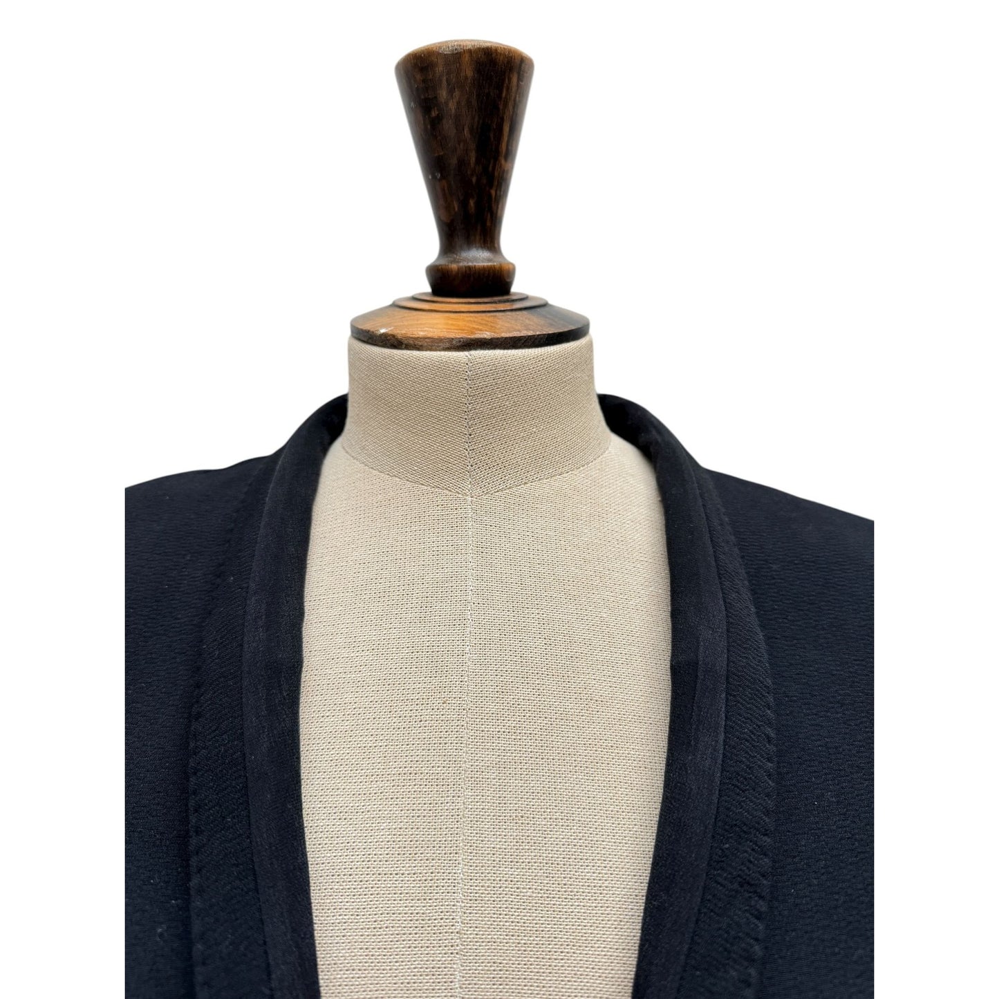 Jean Paul Gaultier Black Silk Blazer Jacket 