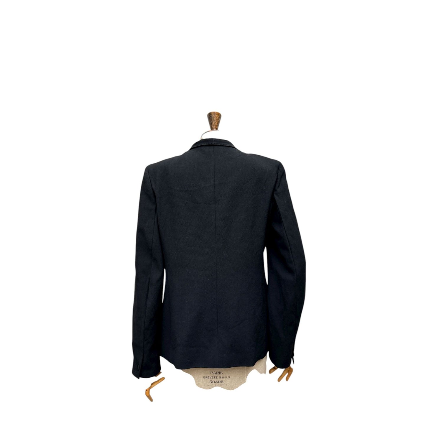 Jean Paul Gaultier Black Silk Blazer Jacket 