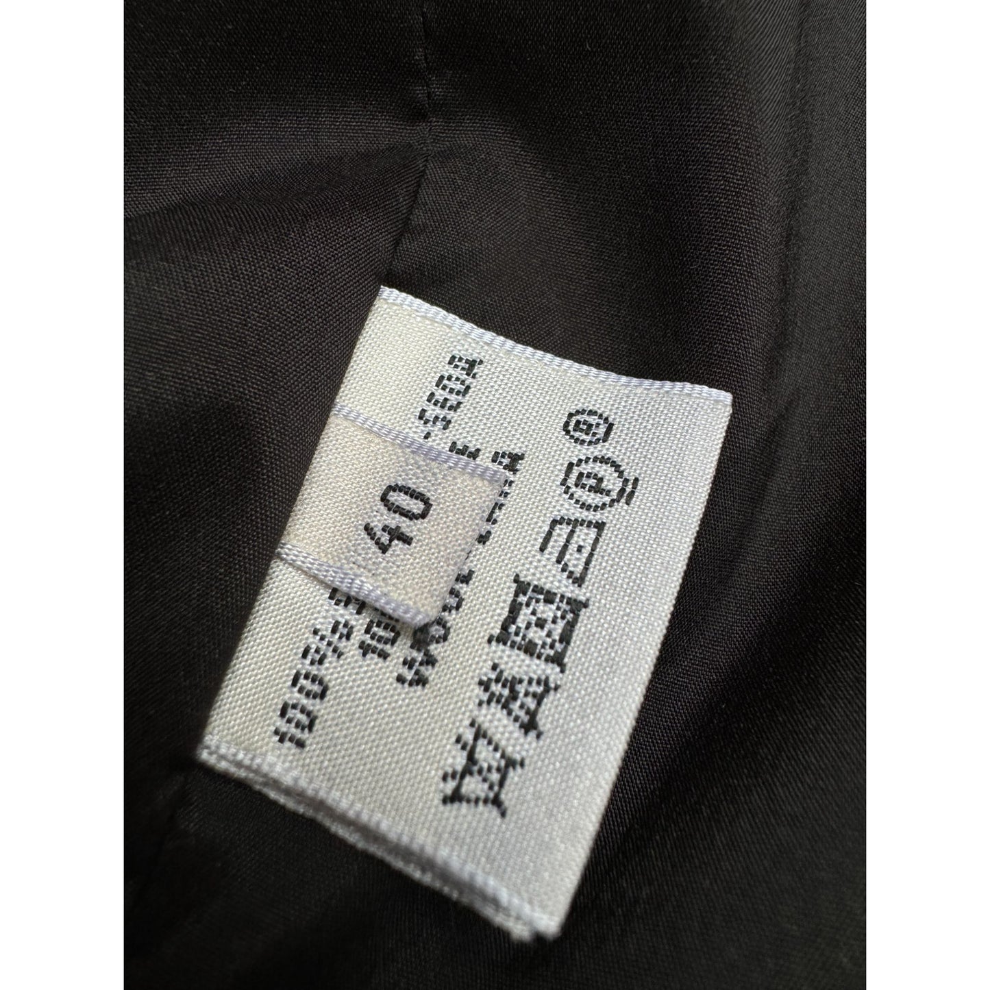 Jean Paul Gaultier Black Silk Blazer Jacket 