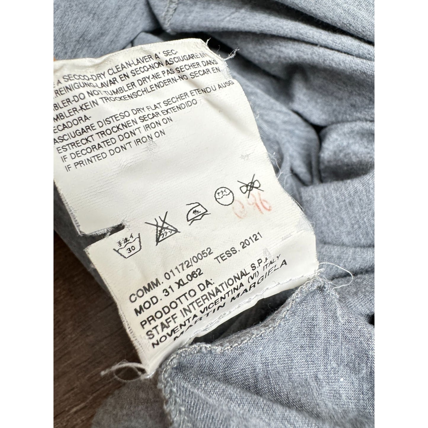 Fall / Winter 2005 Grey Asymmetric T-Shirt