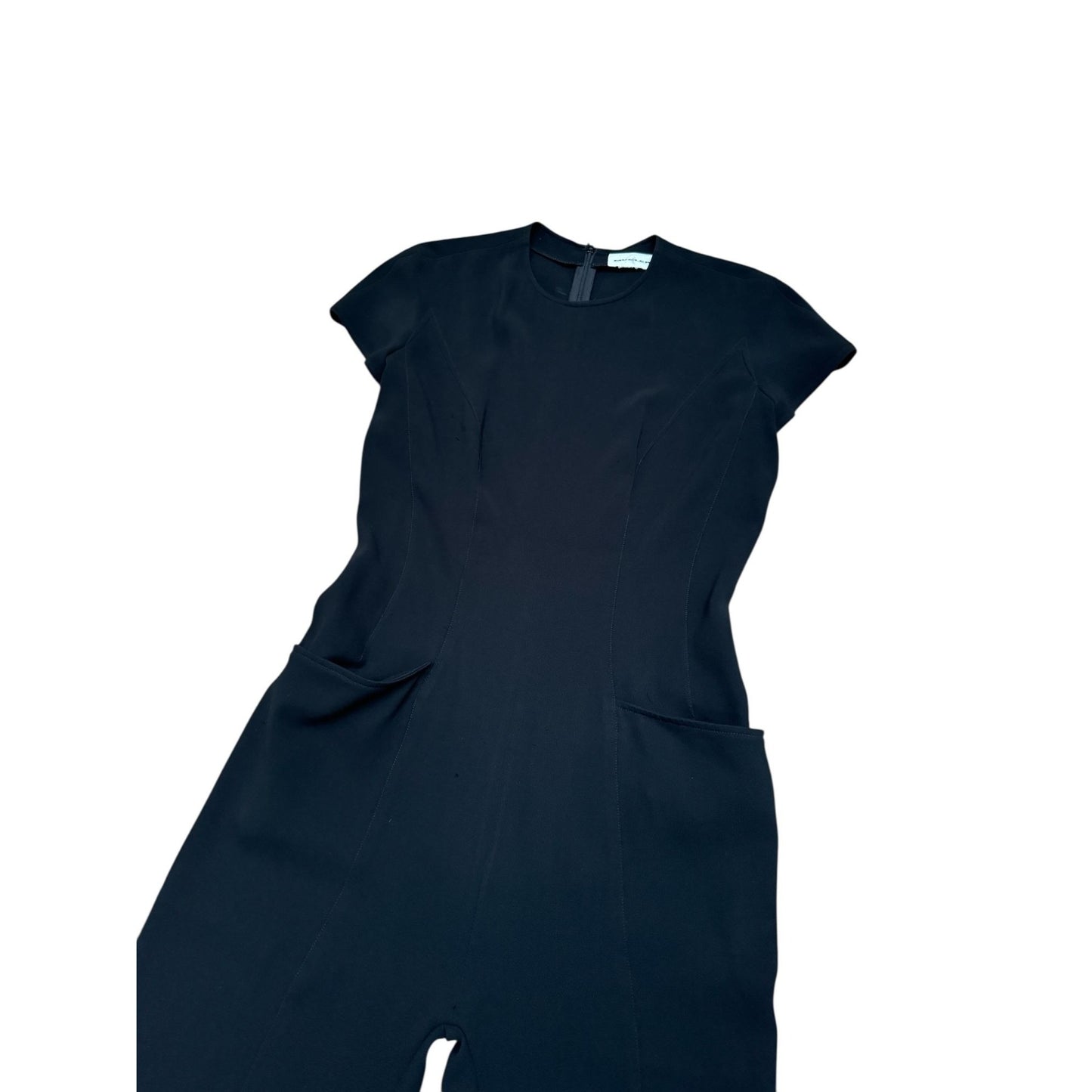 1990s Black Wide-Leg Jumpsuit