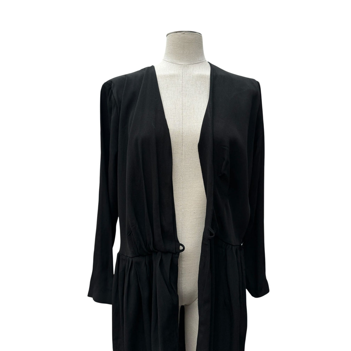 FW 1990 Black Wrap Dress