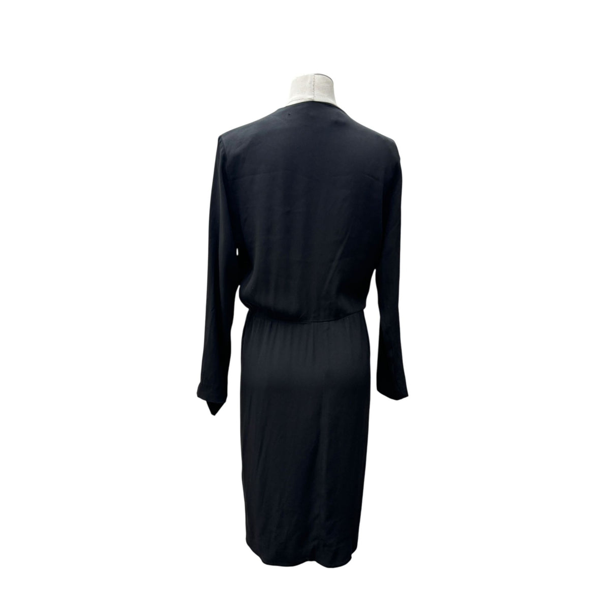 FW 1990 Black Wrap Dress