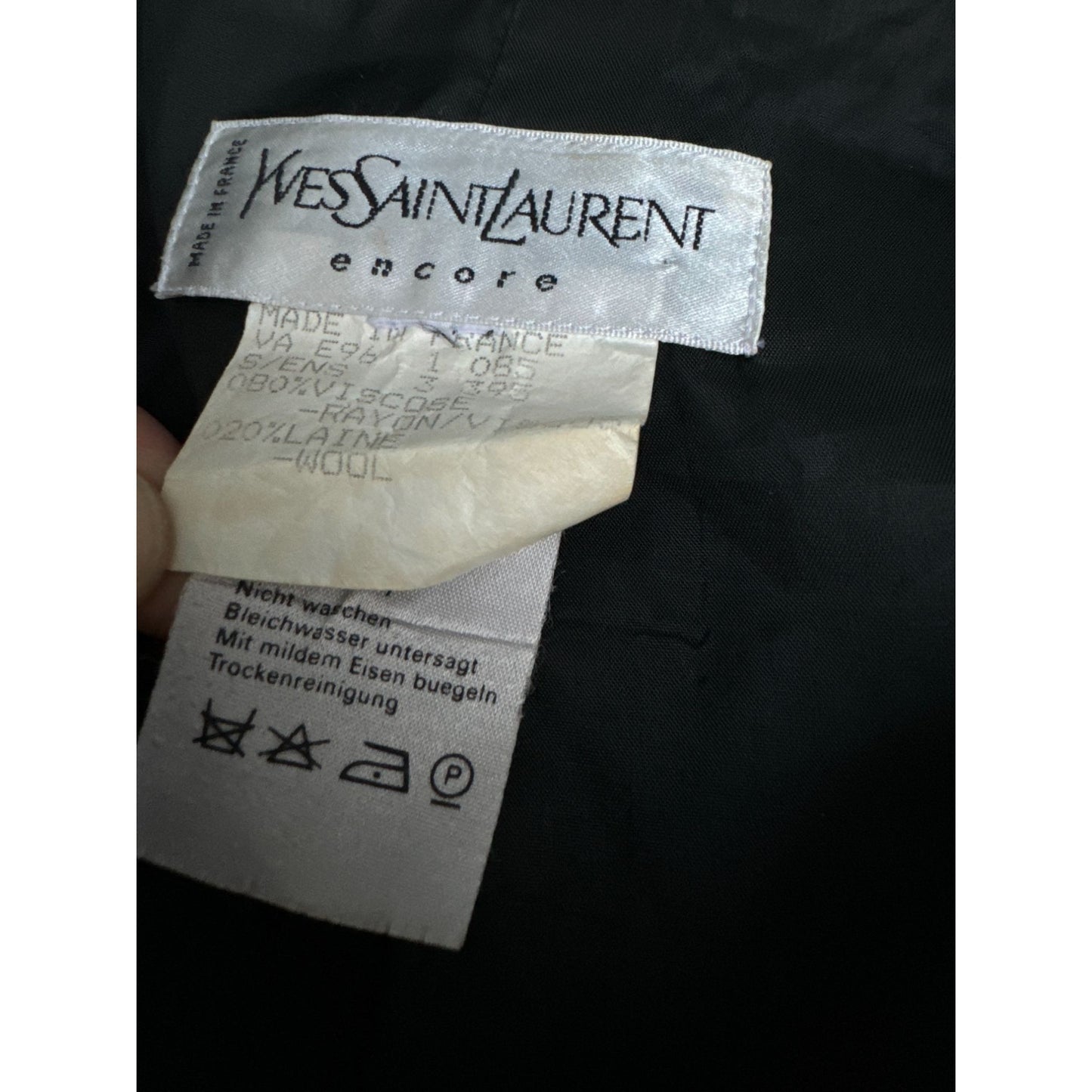 Spring 1996 Black Blazer Jacket