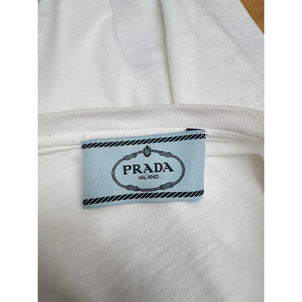 2012 White Broderie Anglaise Cotton T-Shirt