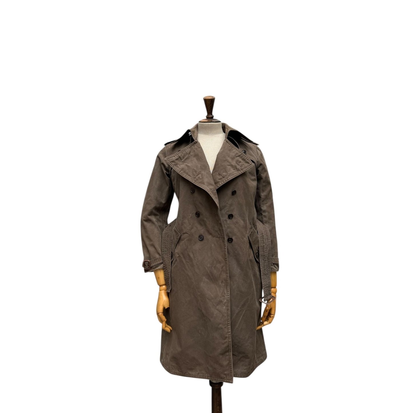 1960s Brown Trench Coat 