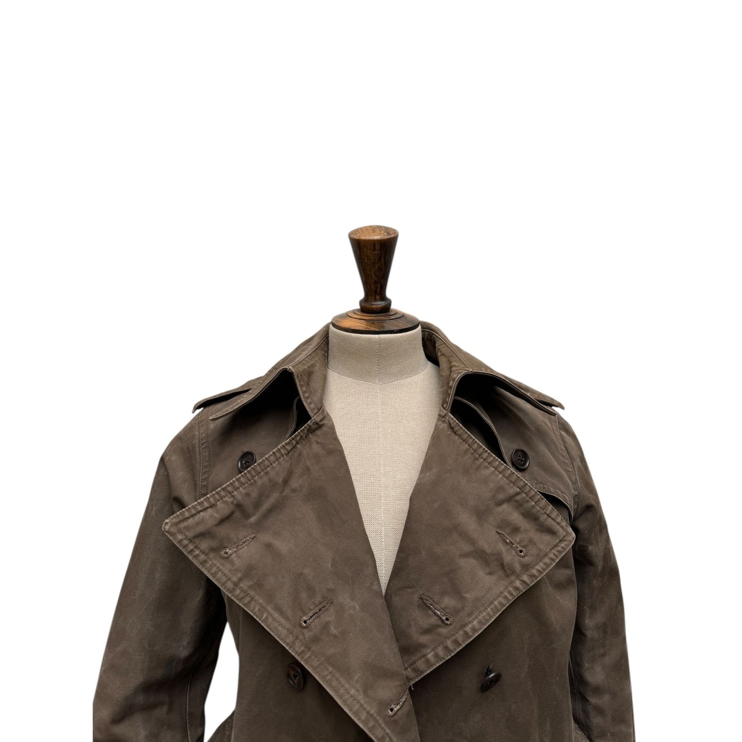 1960s Brown Trench Coat 