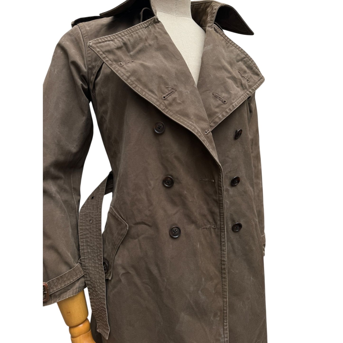 1960s Brown Trench Coat 