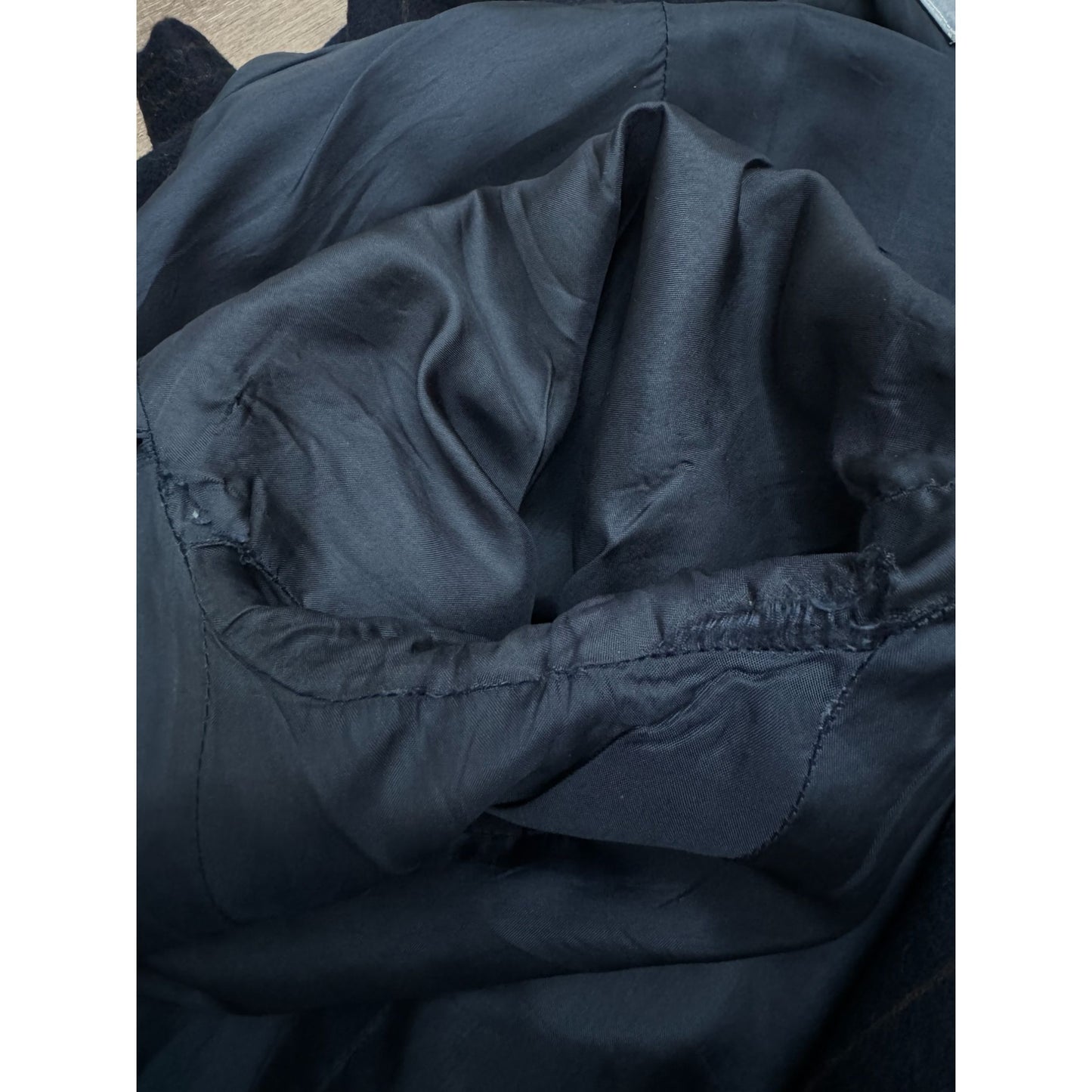 FW 1999 Dark Navy &amp; Brown Pinstripe Wool-Cashmere Suit