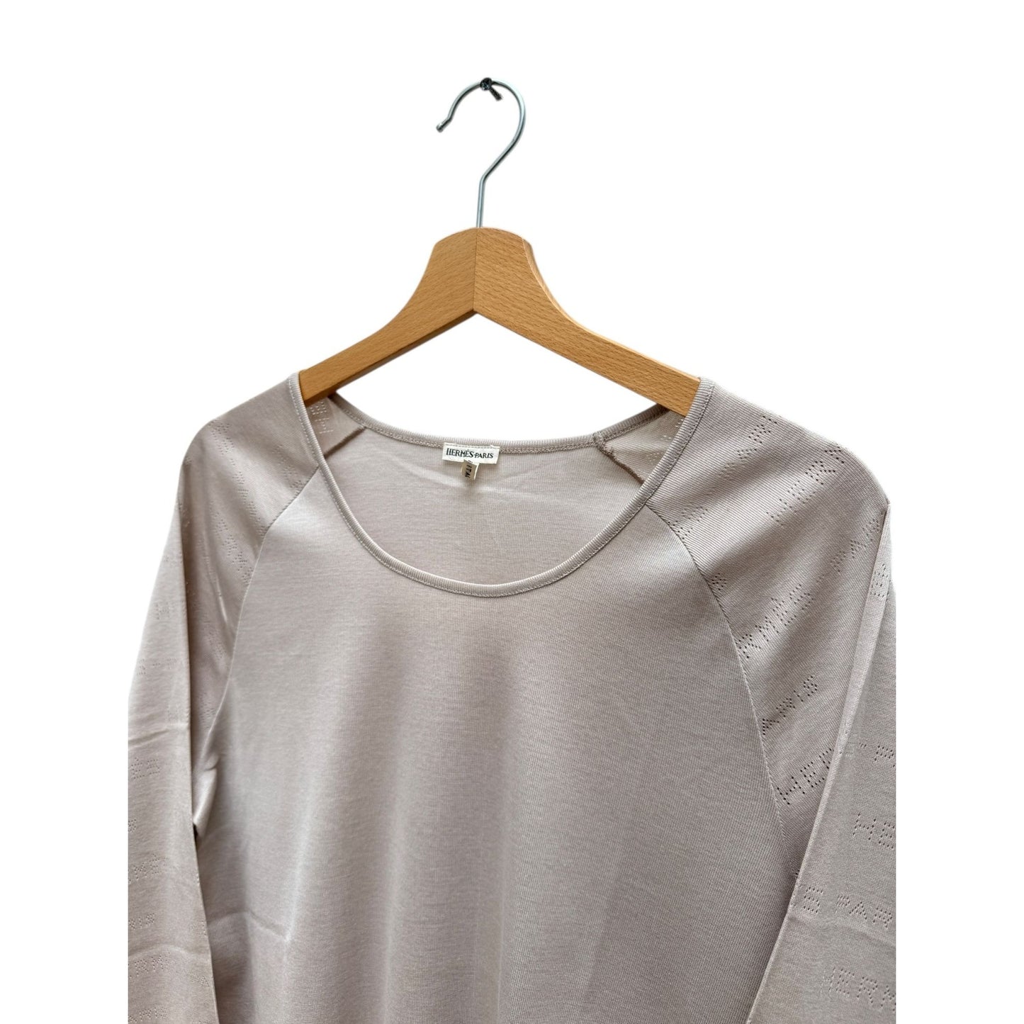 Martin Margiela Grey Long-Sleeve Knit Top 