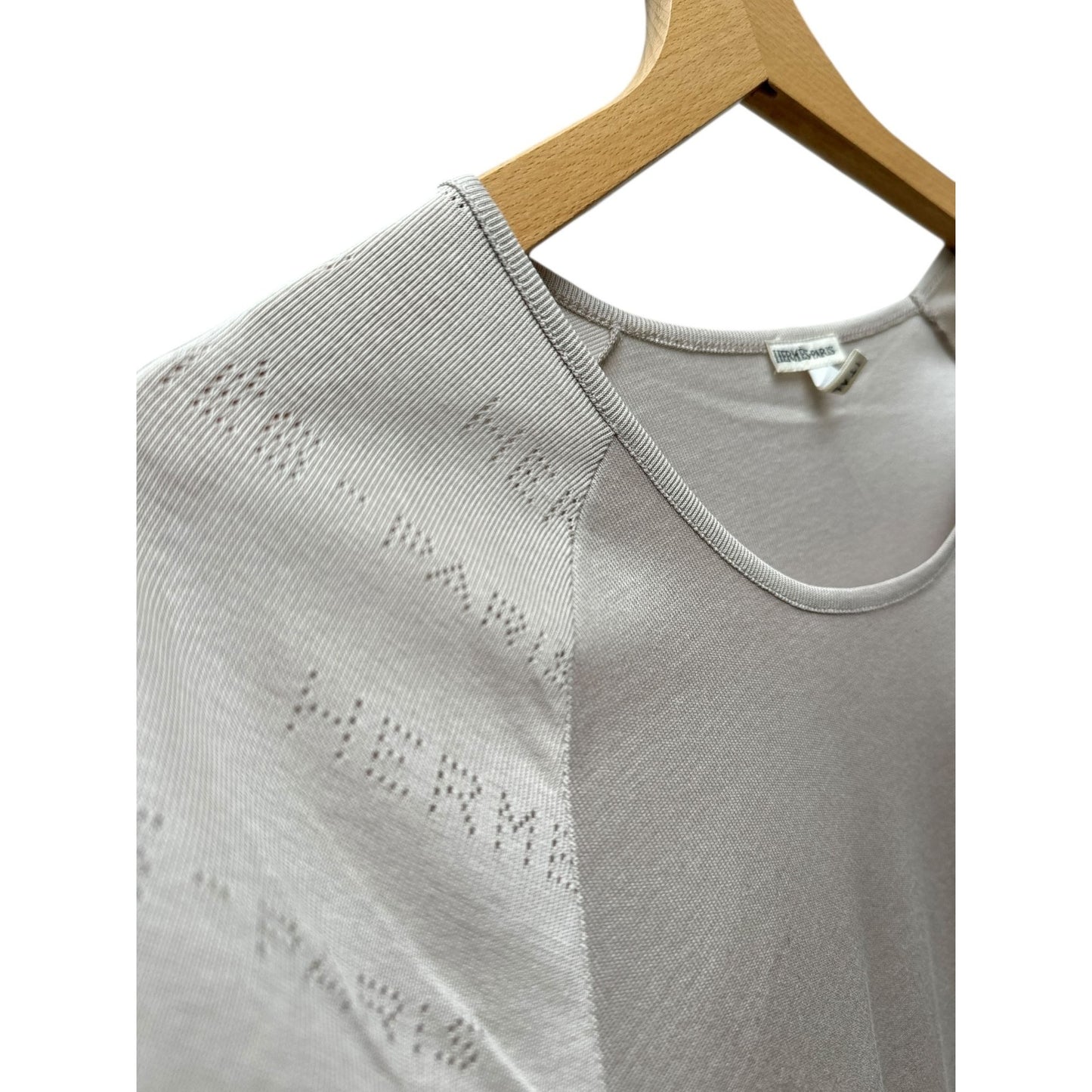 Martin Margiela Grey Long-Sleeve Knit Top 