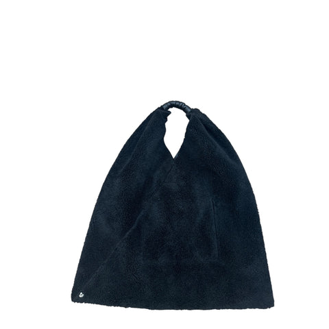 Faux Fur Black Japanese Bag