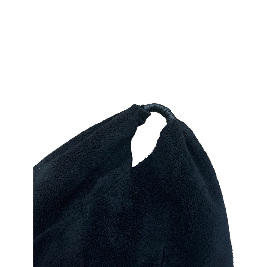 Faux Fur Black Japanese Bag