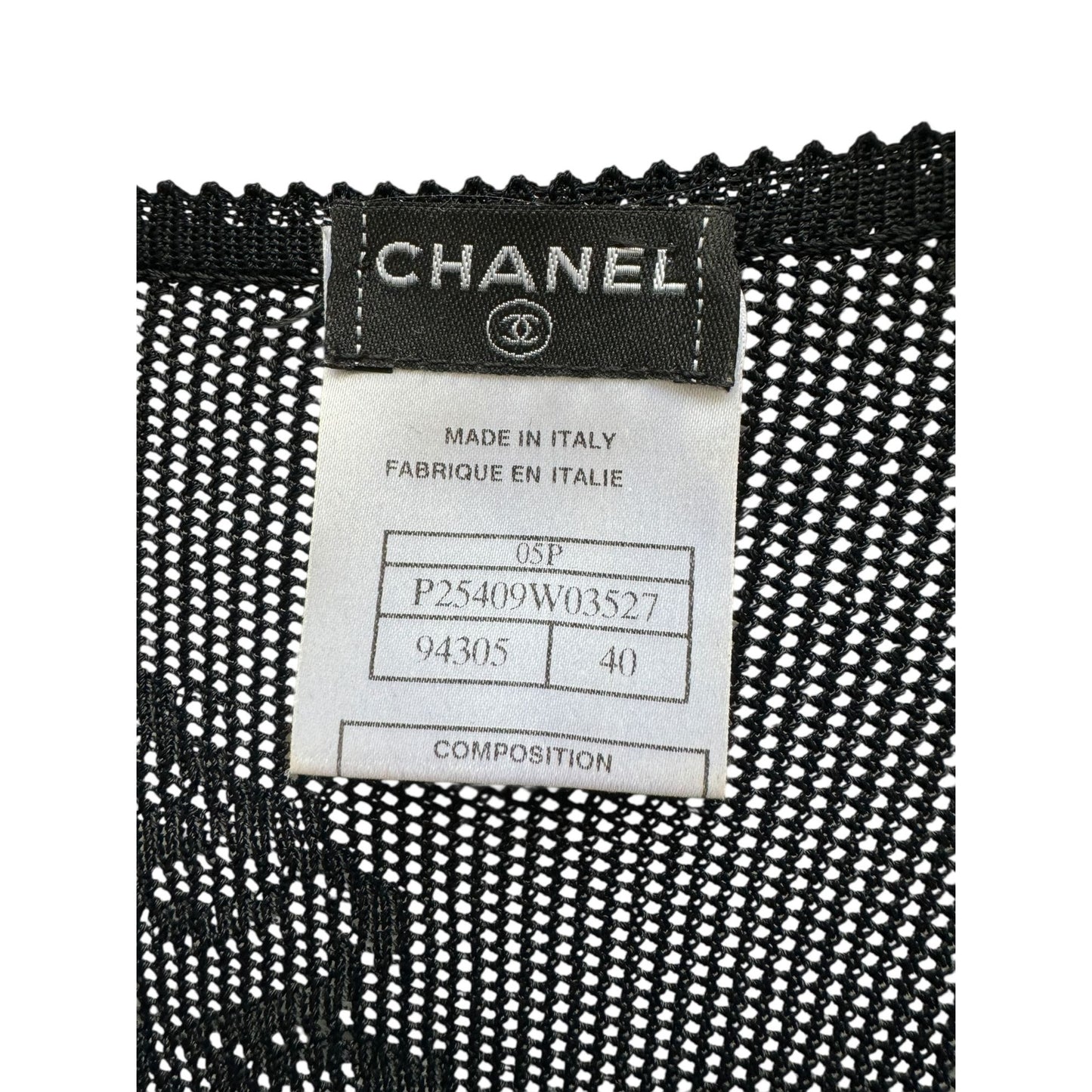 Spring/Summer 2005 Black Floral Lace Balloon-Sleeve Top 