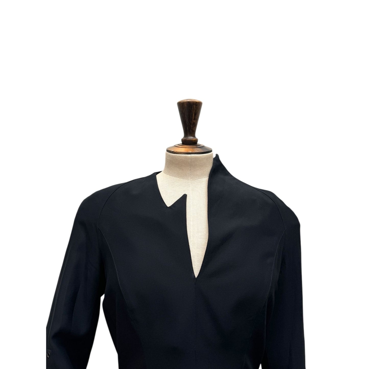 SS 1989 Atlantis Black Sculptural Dress