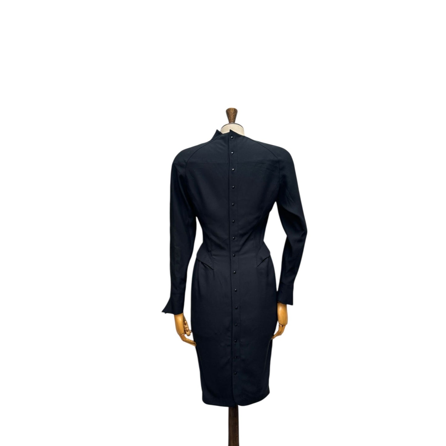 SS 1989 Atlantis Black Sculptural Dress