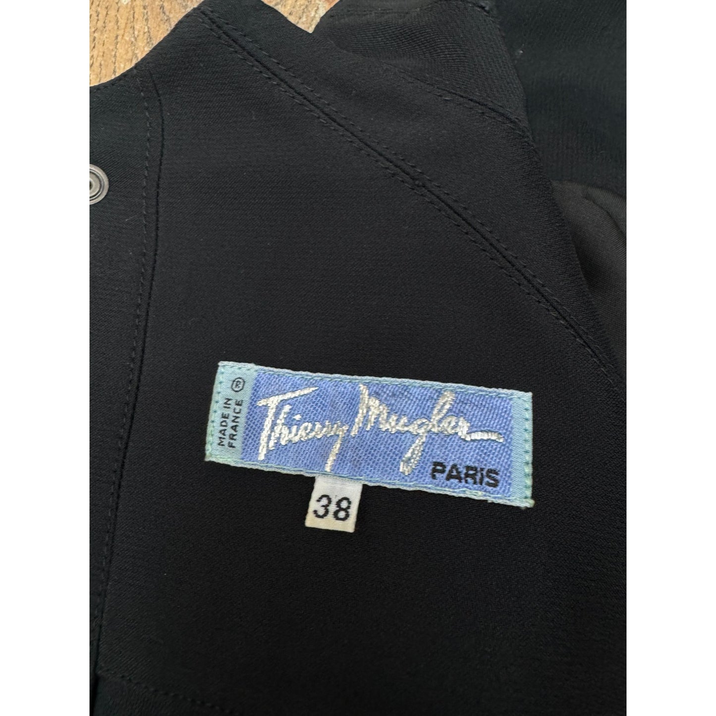 SS 1989 Atlantis Black Sculptural Dress