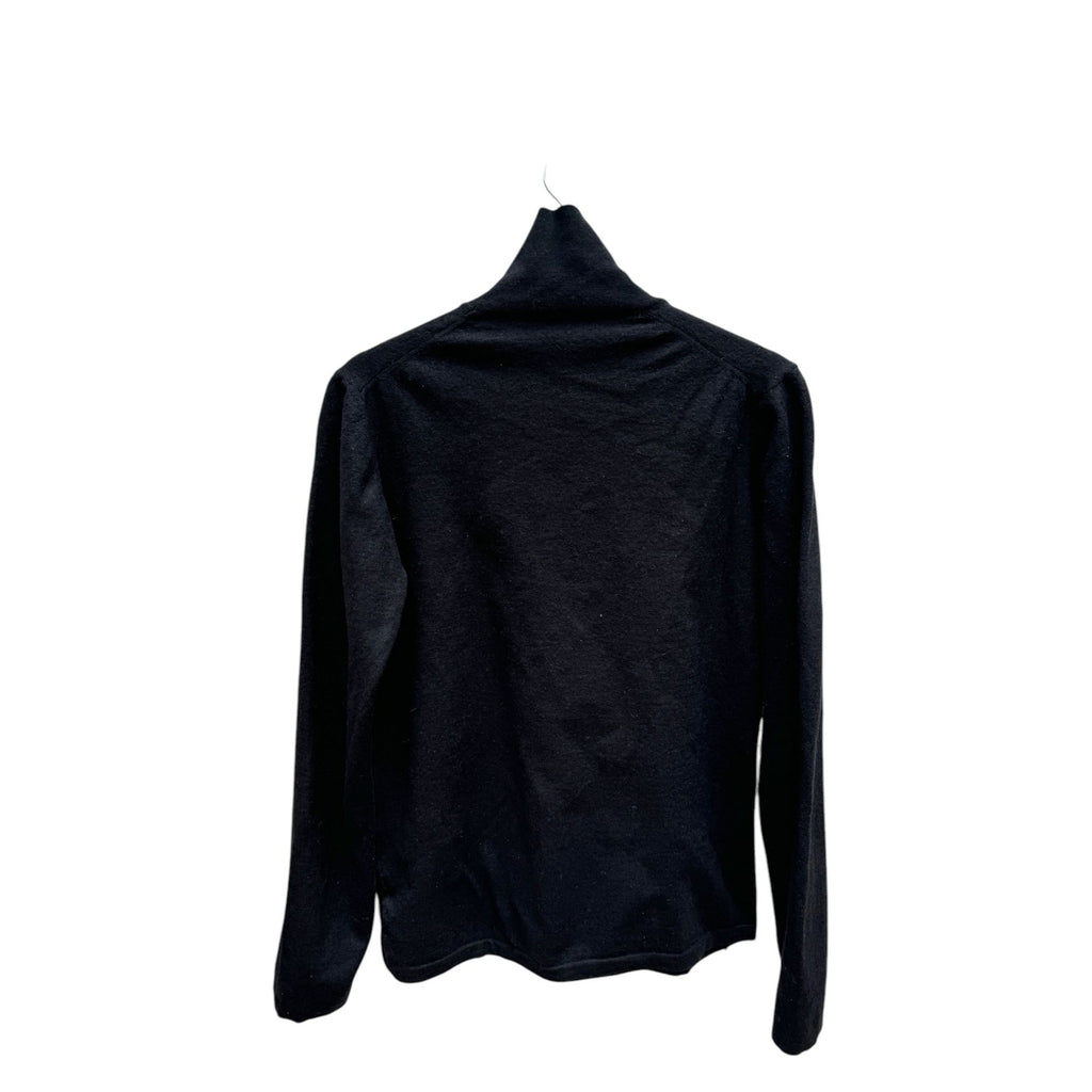 Black Wool Rollneck