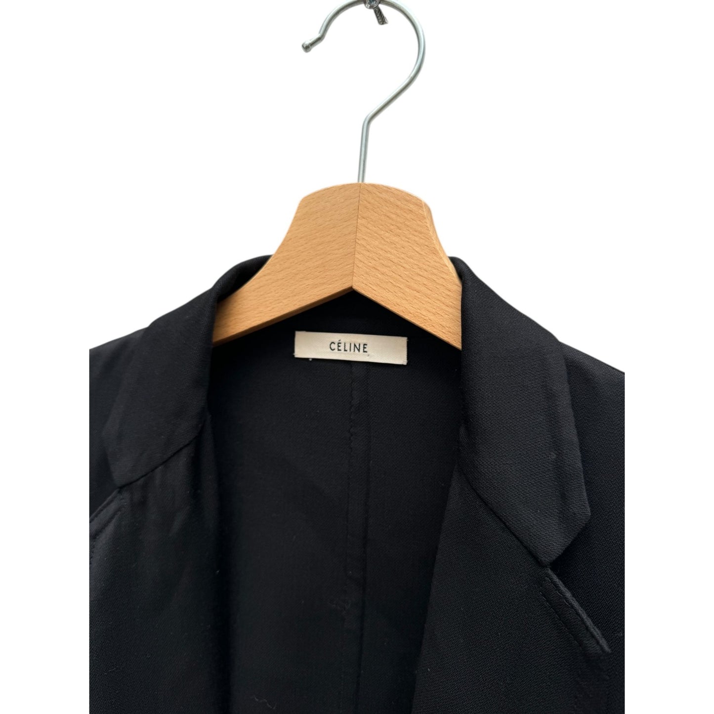 Phoebe Philo Black Wool Coat 
