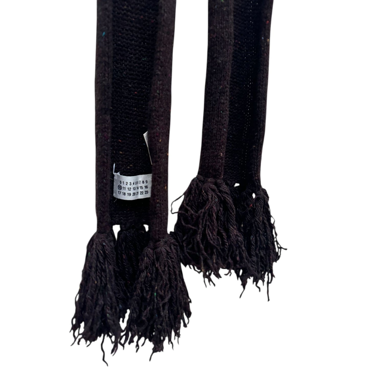 FW 2008 Brown Wool Oversized Scarf