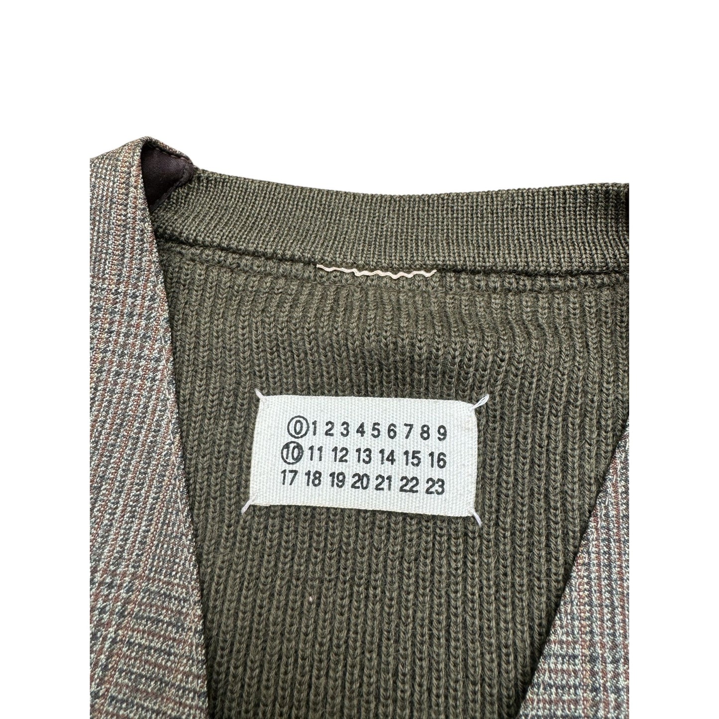 Early 2000s  Artisanal Grey Wool Vest