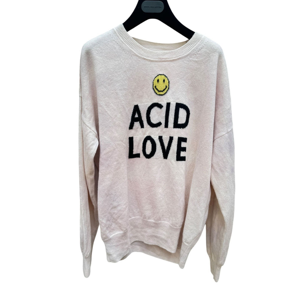 Acid Cream Cashmere Wool Sweater